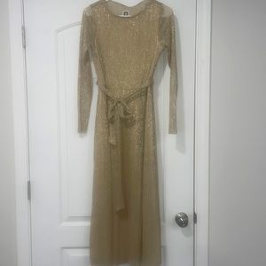Gold Shimmer Dress